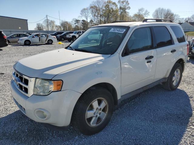 1FMCU9D70AKC79707 - 2010 FORD ESCAPE XLT WHITE photo 1