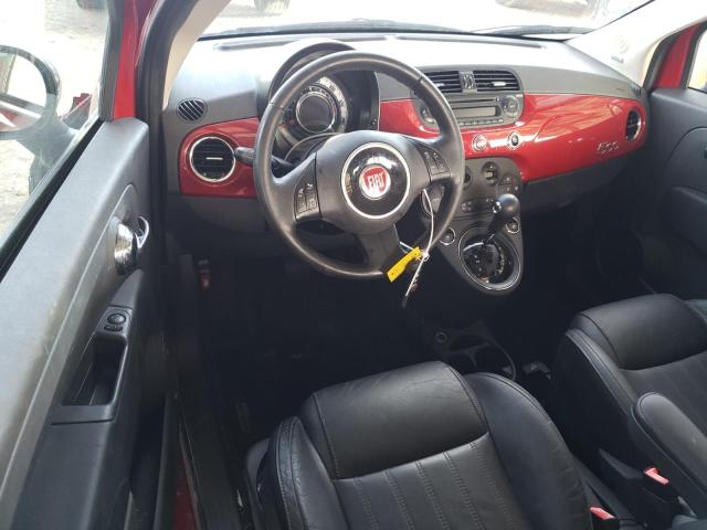 3C3CFFCR8CT366714 - 2012 FIAT 500 LOUNGE RED photo 8