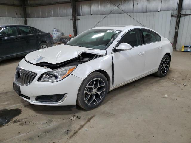 2G4GL5EX0H9125988 - 2017 BUICK REGAL SPORT TOURING WHITE photo 1