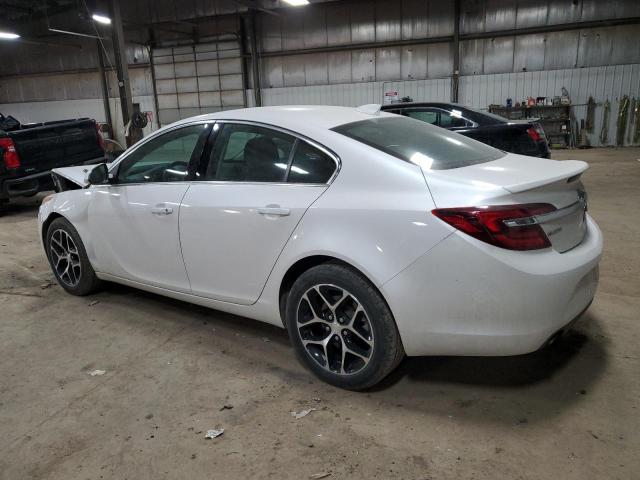 2G4GL5EX0H9125988 - 2017 BUICK REGAL SPORT TOURING WHITE photo 2