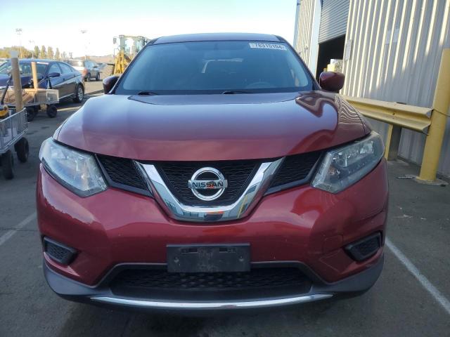 JN8AT2MT5GW004343 - 2016 NISSAN ROGUE S RED photo 5