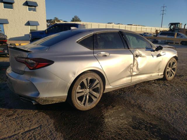 19UUB6F57MA006512 - 2021 ACURA TLX TECH A SILVER photo 3