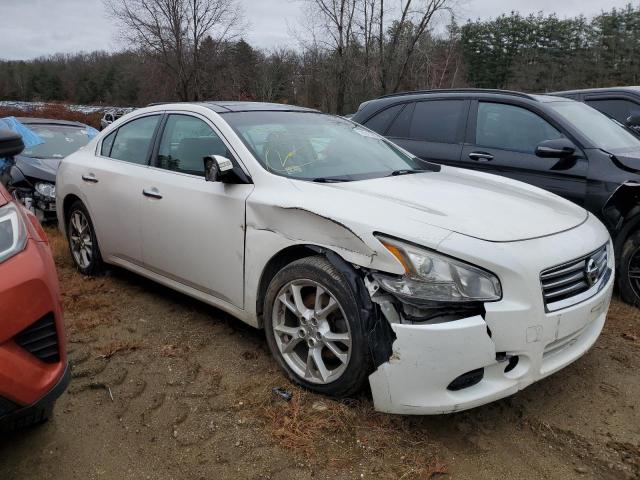 1N4AA5AP8CC828493 - 2012 NISSAN MAXIMA S WHITE photo 4