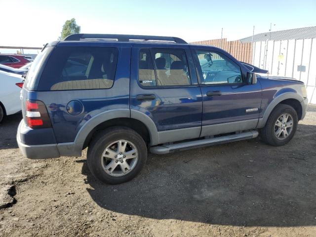 1FMEU63E46UB71321 - 2006 FORD EXPLORER XLT BLUE photo 3