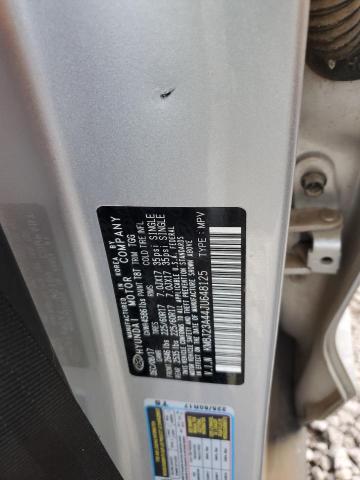 KM8J23A44JU648125 - 2018 HYUNDAI TUCSON SE SILVER photo 13