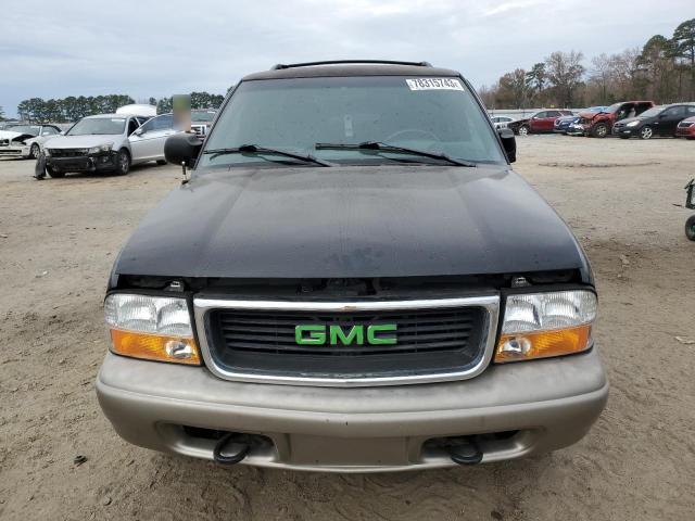 1GKDT13W812170485 - 2001 GMC JIMMY BLACK photo 5