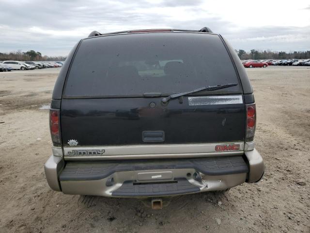 1GKDT13W812170485 - 2001 GMC JIMMY BLACK photo 6