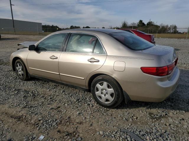 1HGCM56415A012914 - 2005 HONDA ACCORD LX TAN photo 2