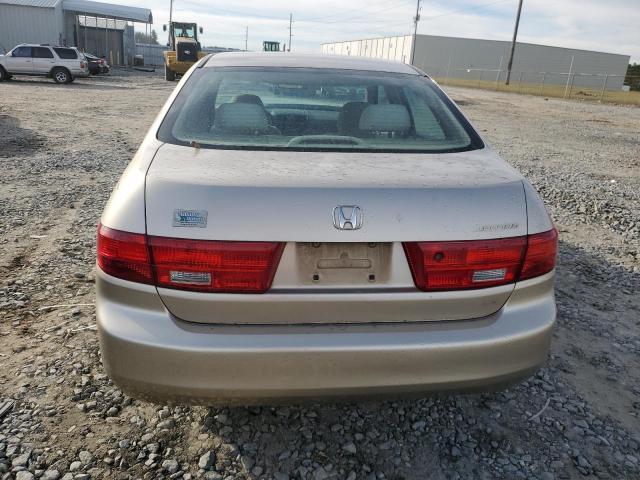 1HGCM56415A012914 - 2005 HONDA ACCORD LX TAN photo 6