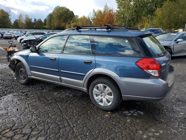 4S4BP60C197340419 - 2009 SUBARU OUTBACK BLUE photo 2