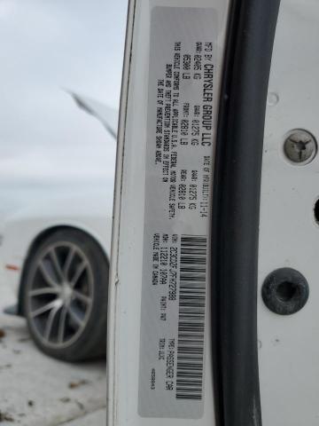 2C3CDZFJ7FH727988 - 2015 DODGE CHALLENGER R/T SCAT PACK WHITE photo 13