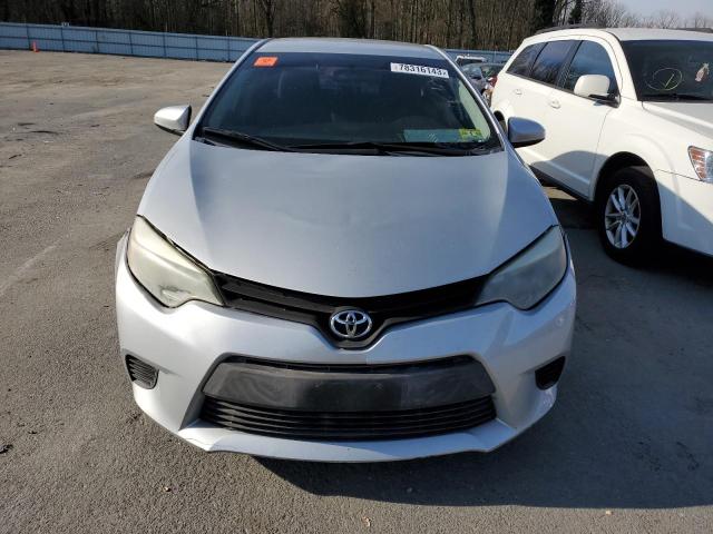 2T1BURHE3FC313690 - 2015 TOYOTA COROLLA L SILVER photo 5