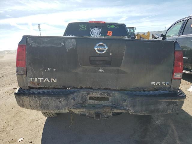 1N6BA06A75N575922 - 2005 NISSAN TITAN XE BLACK photo 6