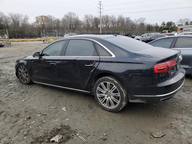 WAU3GAFD7FN000515 - 2015 AUDI A8 L QUATTRO BLACK photo 2