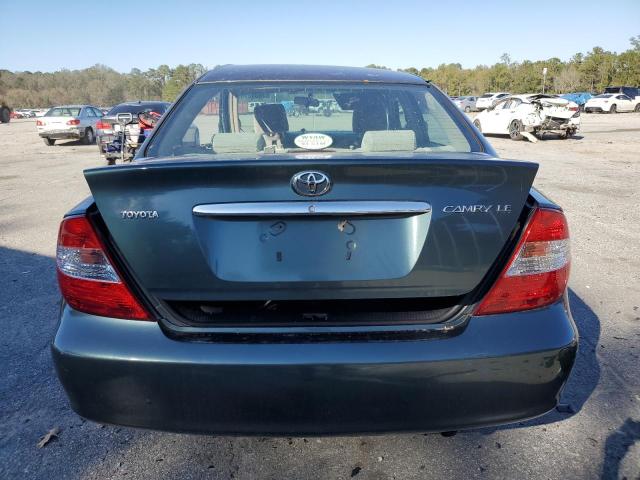 4T1BE32K72U514512 - 2002 TOYOTA CAMRY LE GREEN photo 6