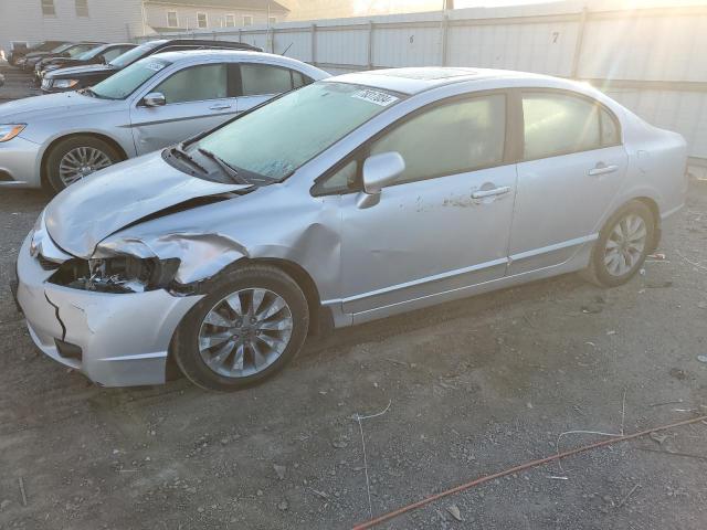2HGFA16939H510209 - 2009 HONDA CIVIC EXL ვერცხლისფერი ფოტო 1