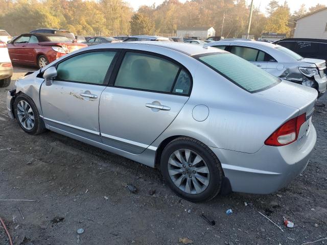 2HGFA16939H510209 - 2009 HONDA CIVIC EXL ვერცხლისფერი ფოტო 2