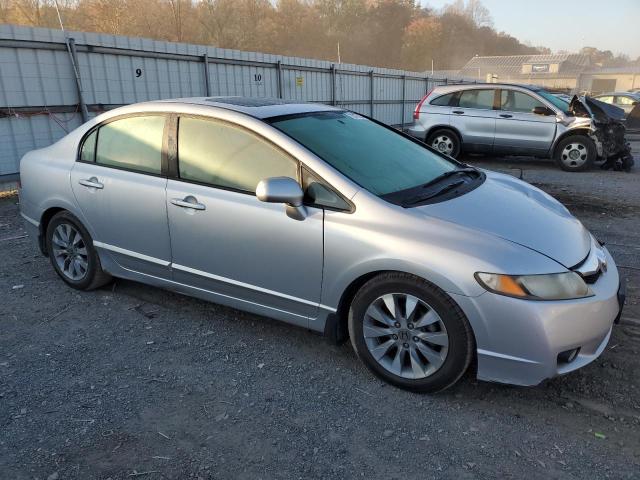 2HGFA16939H510209 - 2009 HONDA CIVIC EXL ვერცხლისფერი ფოტო 4