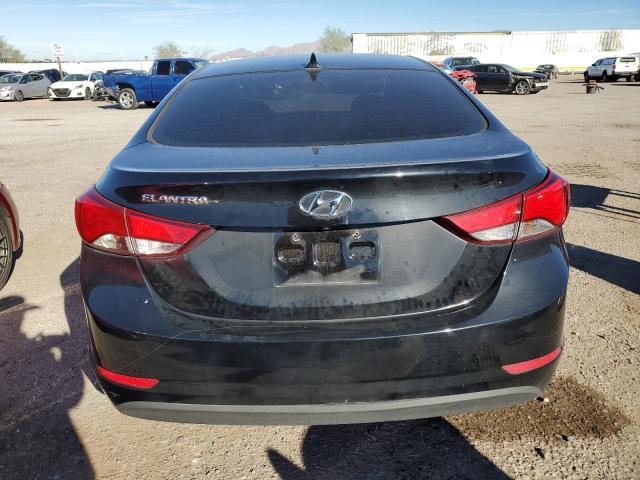 5NPDH4AE6EH479045 - 2014 HYUNDAI ELANTRA SE BLACK photo 6