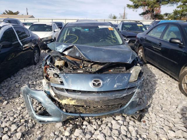 JM1BL1S59A1159707 - 2010 MAZDA 3 S BLUE photo 5