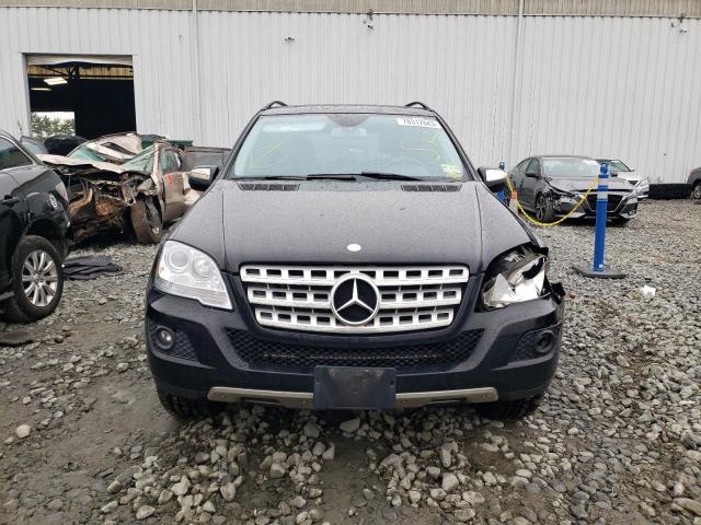 4JGBB8GB0AA547236 - 2010 MERCEDES-BENZ ML 350 4MATIC BLACK photo 5