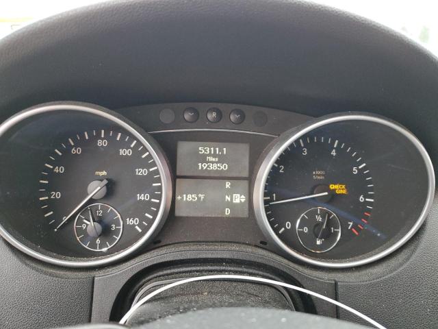 4JGBB8GB0AA547236 - 2010 MERCEDES-BENZ ML 350 4MATIC BLACK photo 9