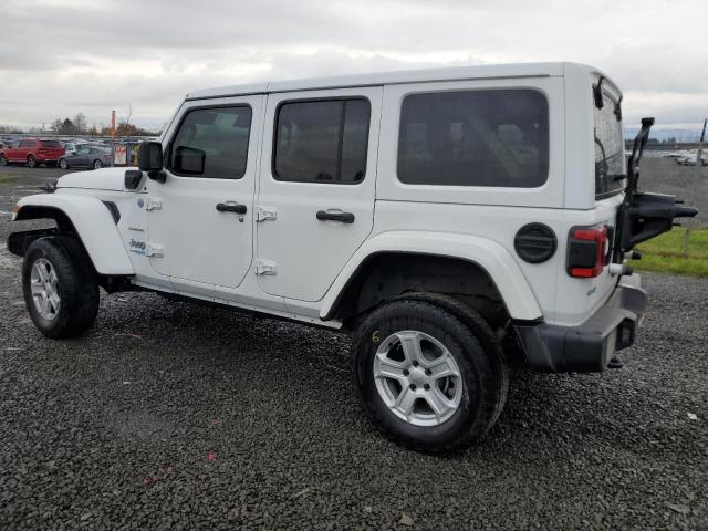 1C4JJXP6XMW658612 - 2021 JEEP WRANGLER U SAHARA 4XE WHITE photo 2