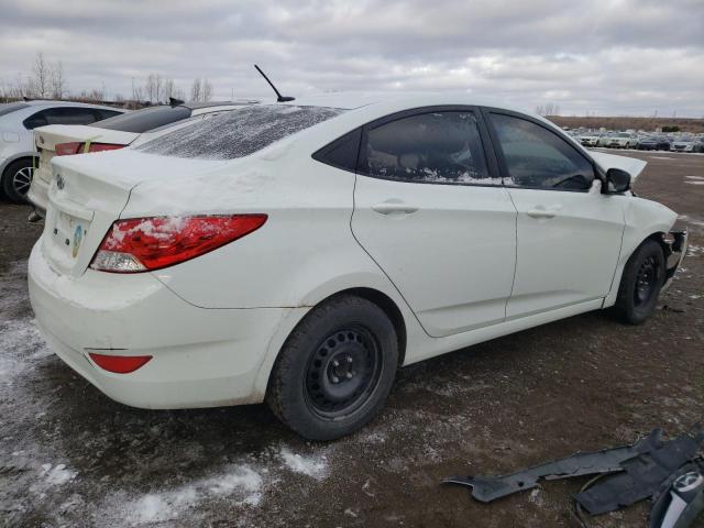 KMHCU4AE8DU294292 - 2013 HYUNDAI ACCENT GLS WHITE photo 3