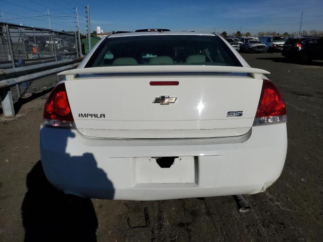 2G1WD58C889121590 - 2008 CHEVROLET IMPALA SUPER SPORT WHITE photo 6