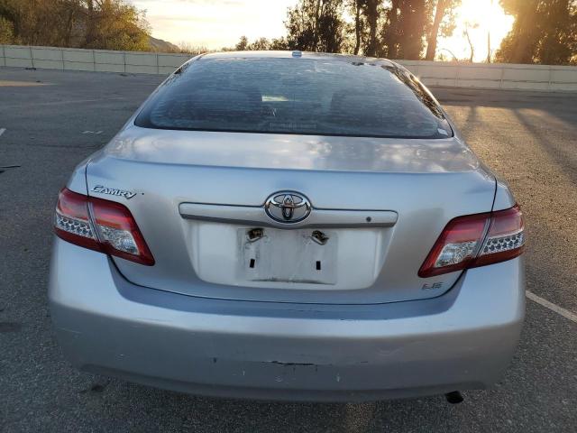 4T4BF3EK8BR099375 - 2011 TOYOTA CAMRY BASE SILVER photo 6