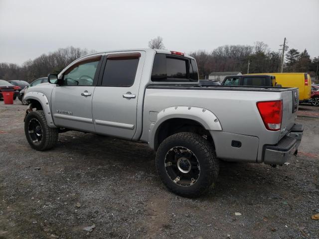 1N6AA07B86N547888 - 2006 NISSAN TITAN XE SILVER photo 2