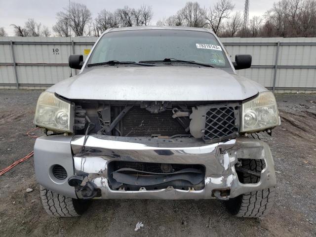 1N6AA07B86N547888 - 2006 NISSAN TITAN XE SILVER photo 5