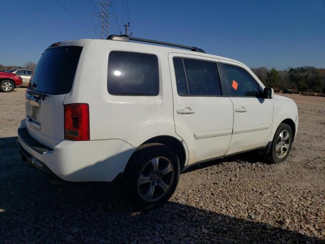 5FNYF3H52DB032507 - 2013 HONDA PILOT EXL WHITE photo 3