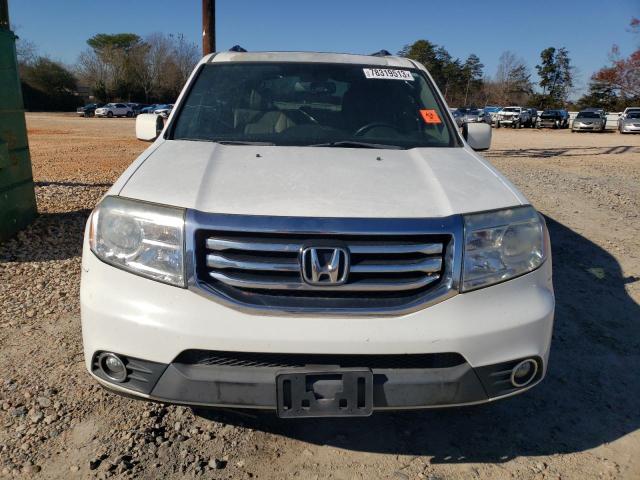 5FNYF3H52DB032507 - 2013 HONDA PILOT EXL WHITE photo 5