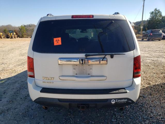 5FNYF3H52DB032507 - 2013 HONDA PILOT EXL Սպիտակ լուսանկար 6
