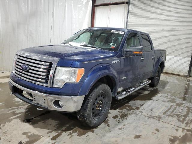 1FTFW1ET1BFB01145 - 2011 FORD F150 SUPERCREW BLUE photo 1