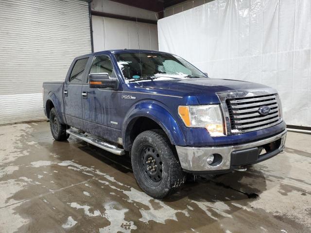 1FTFW1ET1BFB01145 - 2011 FORD F150 SUPERCREW BLUE photo 4