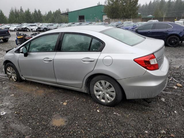 19XFB2F52CE317695 - 2012 HONDA CIVIC LX SILVER photo 2