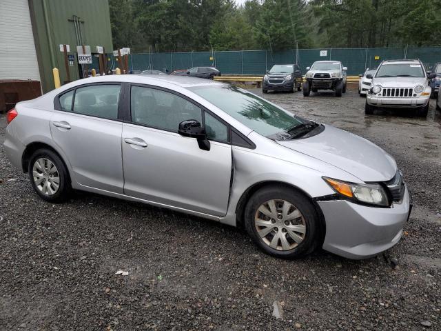 19XFB2F52CE317695 - 2012 HONDA CIVIC LX SILVER photo 4