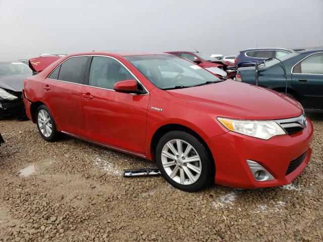 4T1BD1FKXCU003301 - 2012 TOYOTA CAMRY HYBRID RED photo 4