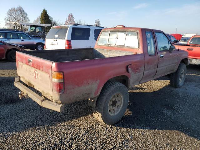 4TARN13P5RZ248577 - 1994 TOYOTA PICKUP 1/2 TON EXTRA LONG WHEELBASE DX RED photo 3