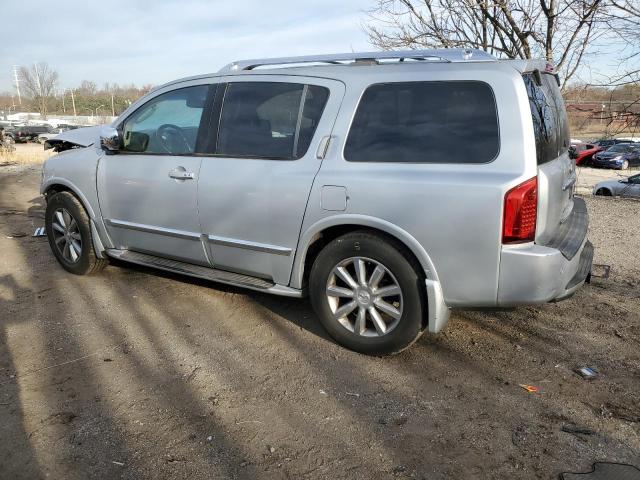 5N3ZA0NE0AN908416 - 2010 INFINITI QX56 SILVER photo 2