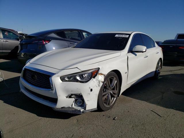 JN1EV7AP1KM540760 - 2019 INFINITI Q50 LUXE WHITE photo 1