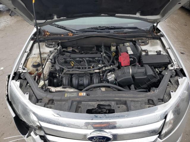 3FAHP0JA7CR428048 - 2012 FORD FUSION SEL SILVER photo 11