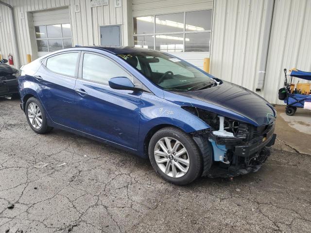 5NPDH4AE5GH716403 - 2016 HYUNDAI ELANTRA SE BLUE photo 4