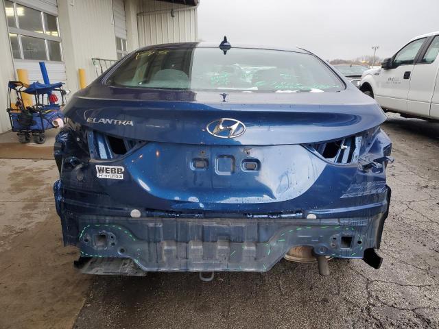 5NPDH4AE5GH716403 - 2016 HYUNDAI ELANTRA SE BLUE photo 6