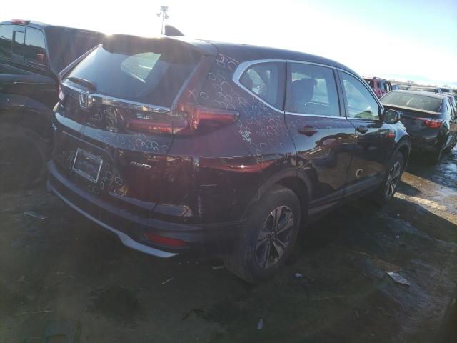 5J6RW2H27LA014302 - 2020 HONDA CR-V LX BLACK photo 3