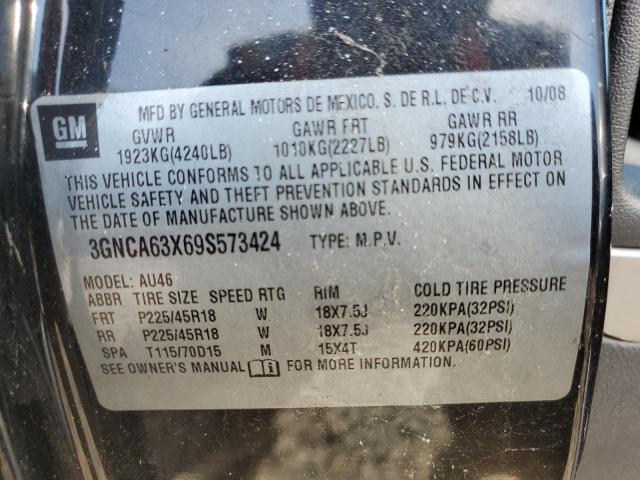 3GNCA63X69S573424 - 2009 CHEVROLET HHR SS 黑色 照片 13