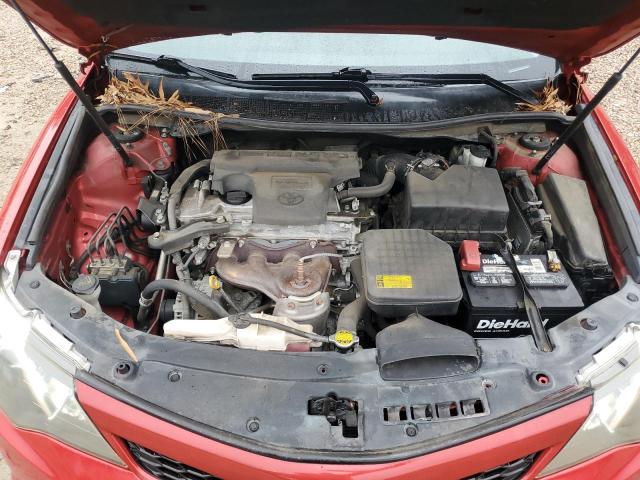 4T1BF1FK0CU541516 - 2012 TOYOTA CAMRY BASE RED photo 11