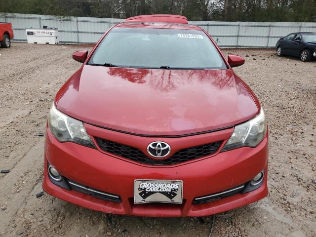 4T1BF1FK0CU541516 - 2012 TOYOTA CAMRY BASE RED photo 5